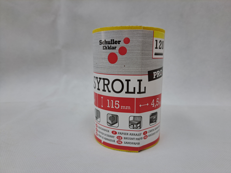 Easyroll Pro P120 - Schleifpapierrolle 115mmx4,5m