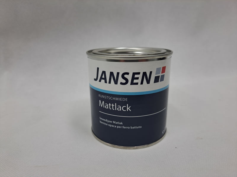 Jansen Kunstschmiede- Mattlack - schwarz 0,375 l