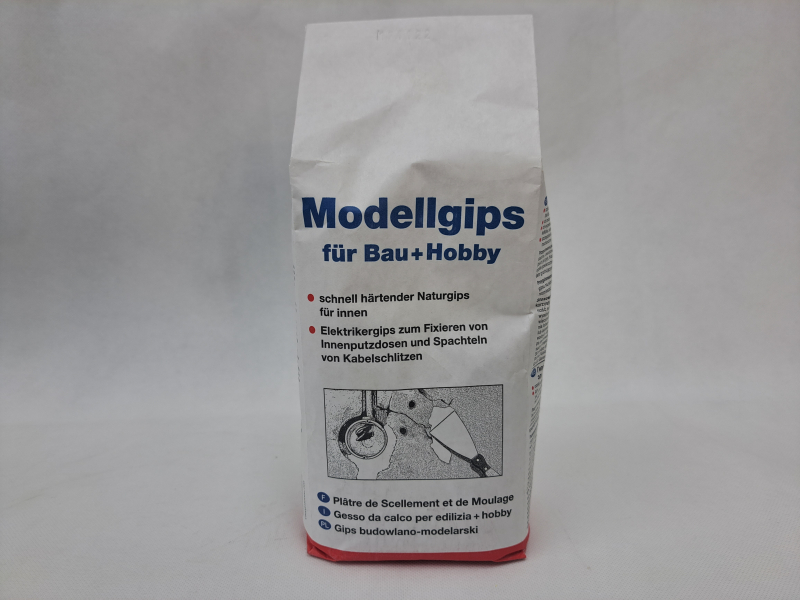 Modellgips fuer Bau und Hobby - 1,5 kg