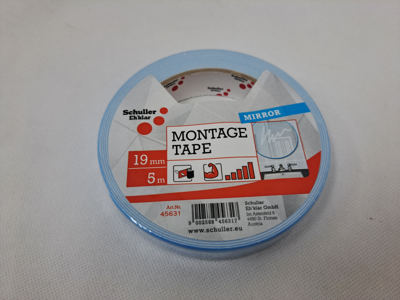 Montage Tape Mirror 19mmx5m withe - Spiegelband