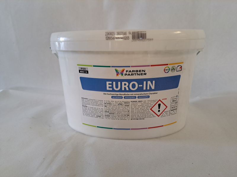 EURO-IN Wandfarbe m. mineralisch.Charakt Base C 4,650l