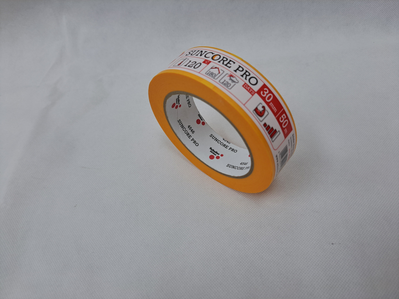 SunCore Pro 30mmx50m Abdeckband bis 120 °C gelb