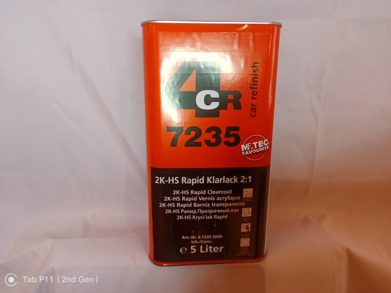 4CR 7235 Klarlack 2K HS Rapid 2:1 5L